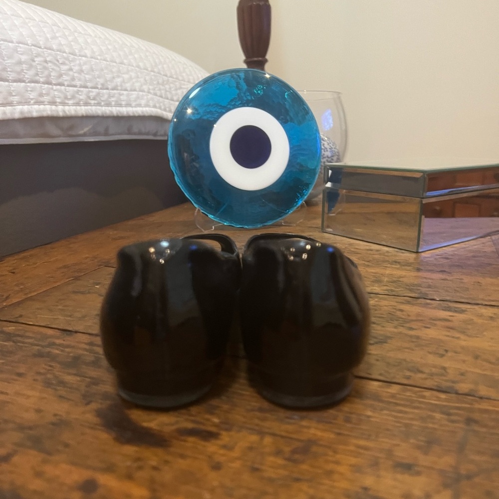 Chanel Size 39 | Black Patent Leather Open Toe Flat Sandal - Picture 3 of 4